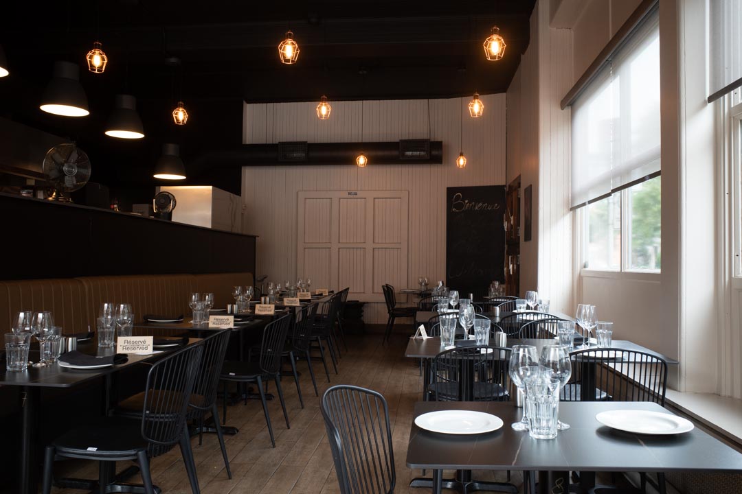 Toucheh Restaurant dining room in Westmount